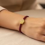 Cargar imagen en el visor de la galería, Pulsera tejida Hamsa
