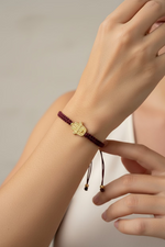 Cargar imagen en el visor de la galería, Pulsera tejida Hamsa
